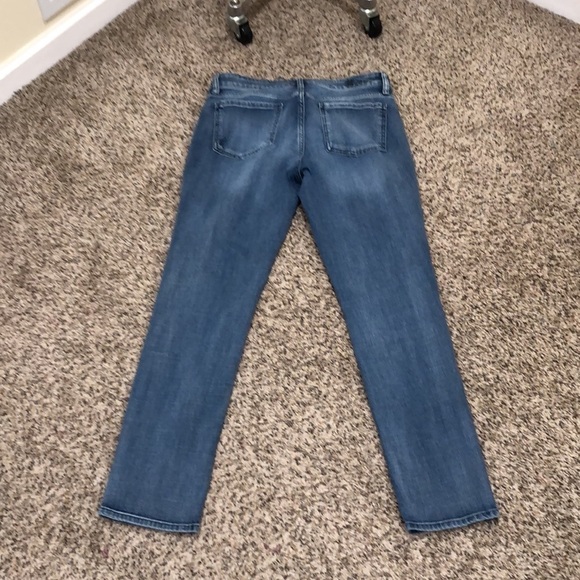 Kut From The Kloth Katy Boyfriend Straight Leg Jeans Size 6 Blue Distressed - Picture 4 of 11